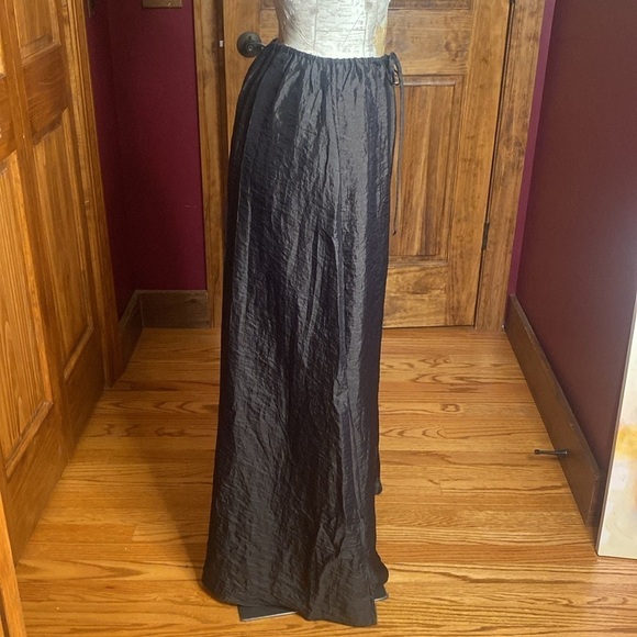 Black Formal Long Maxi Skirt by Chelsea Nights Size 12 NWT Y2K - Picture 3 of 13